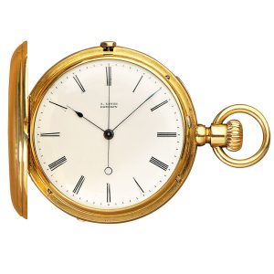 German gold Glashütte with jumping seconds Circa 1872