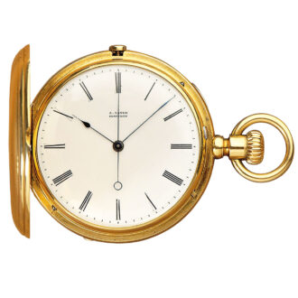 German gold Glashütte with jumping seconds Circa 1872