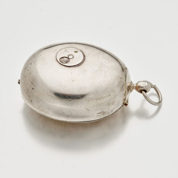 Rare silver oval puritan pre-hairspring verge watch Circa 1635 Rare silver oval puritan pre-hairspring verge watch Circa 1635
