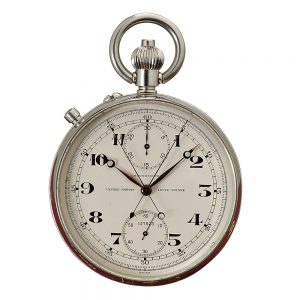 Swiss steel sports time-keeping chronometer Circa 1956