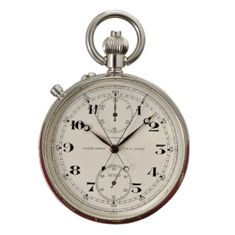 Swiss steel sports time-keeping chronometer Circa 1956