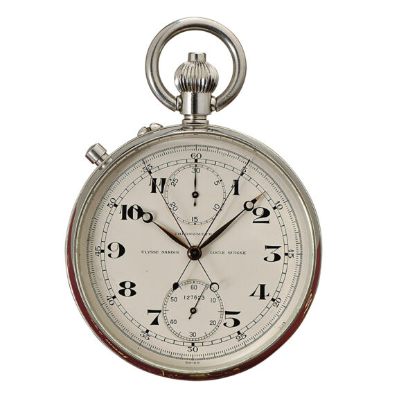 Swiss steel sports time-keeping chronometer Circa 1956