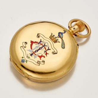Rare Swiss/English 18k gold quarter repeating watch Circa 1900