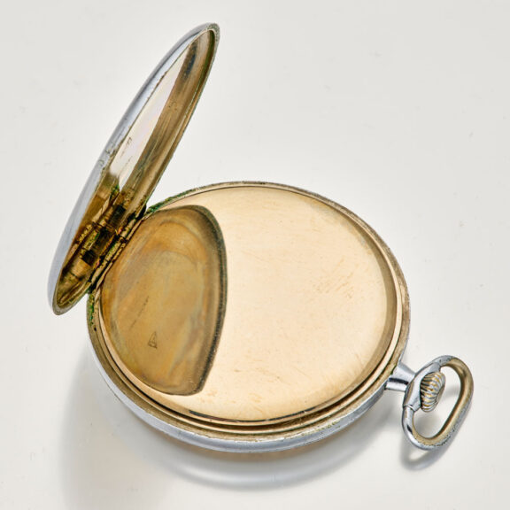 Dutch nickel-chrome keyless lever pocket watch Circa 1930 Dutch nickel-chrome keyless lever pocket watch Circa 1930
