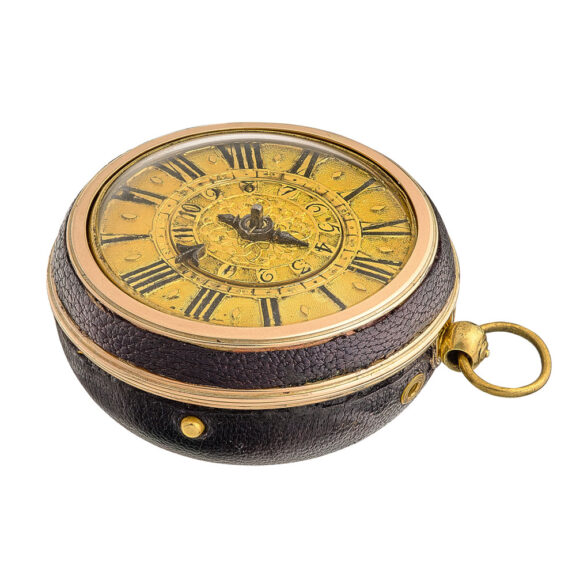 Splendid Swiss single-handed oignon watch with alarm Circa 1680 Splendid Swiss single-handed oignon watch with alarm Circa 1680