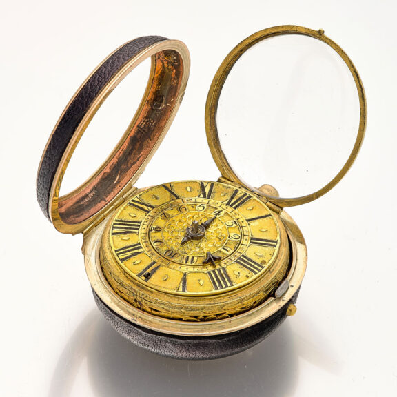 Splendid Swiss single-handed oignon watch with alarm Circa 1680 Splendid Swiss single-handed oignon watch with alarm Circa 1680