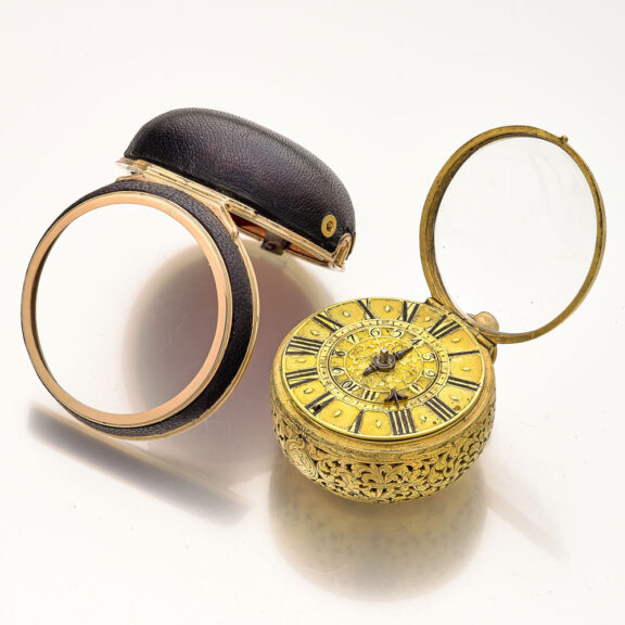 Splendid Swiss single-handed oignon watch with alarm Circa 1680 Splendid Swiss single-handed oignon watch with alarm Circa 1680