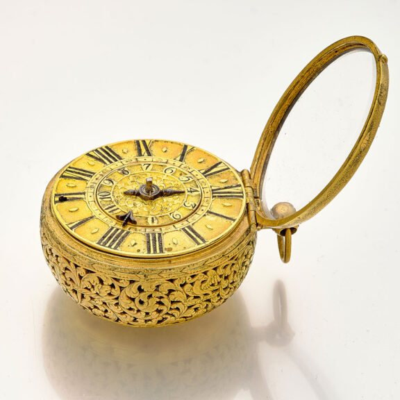 Splendid Swiss single-handed oignon watch with alarm Circa 1680 Splendid Swiss single-handed oignon watch with alarm Circa 1680