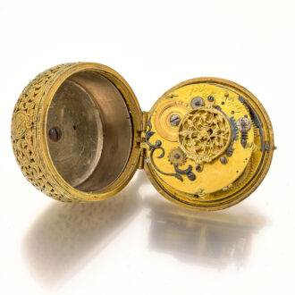 Splendid Swiss single-handed oignon watch with alarm Circa 1680 Splendid Swiss single-handed oignon watch with alarm Circa 1680