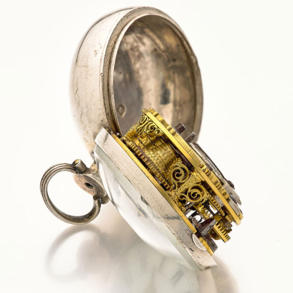 Fine Dutch silver repoussé verge pocket watch Circa 1765 Fine Dutch silver repoussé verge pocket watch Circa 1765