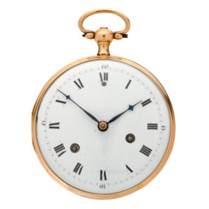 Heavy French hour and half hour repeating clockwatch Circa 1830