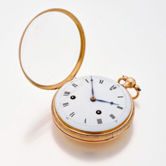 Heavy French hour and half hour repeating clockwatch Circa 1830