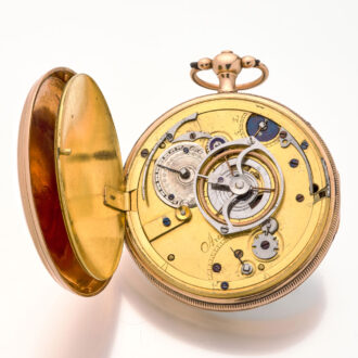 Heavy French hour and half hour repeating clockwatch Circa 1830