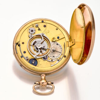 Heavy French hour and half hour repeating clockwatch Circa 1830