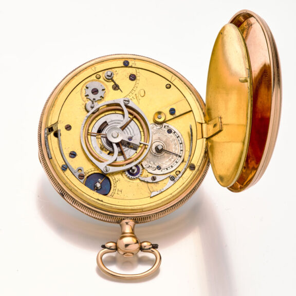 Heavy French hour and half hour repeating clockwatch Circa 1830 Heavy French hour and half hour repeating clockwatch Circa 1830