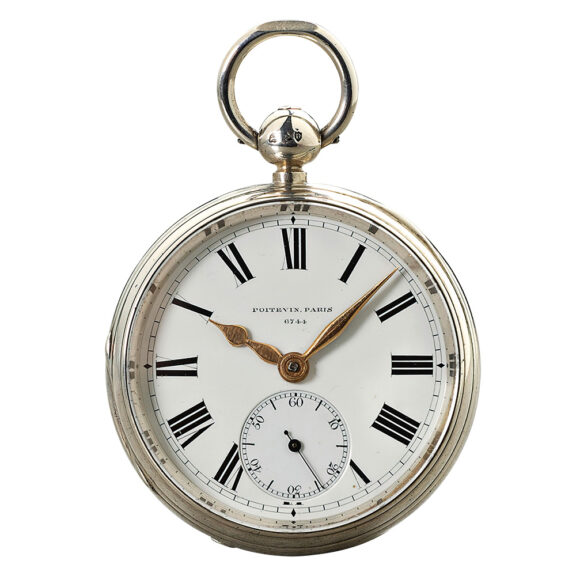 French heavy silver pocket chronometer Circa 1879