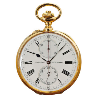 Swiss heavy pocket watch with chronograph Circa 1910 Swiss heavy pocket watch with chronograph Circa 1910