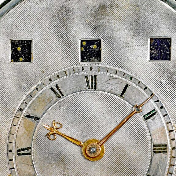 English verge pocket watch with rotating automaton Circa 1800 English verge pocket watch with rotating automaton Circa 1800