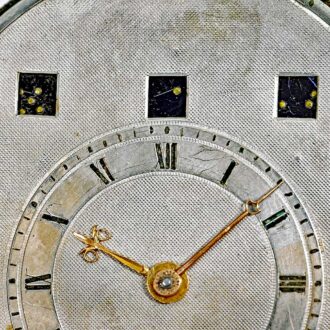 English verge pocket watch with rotating automaton Circa 1800
