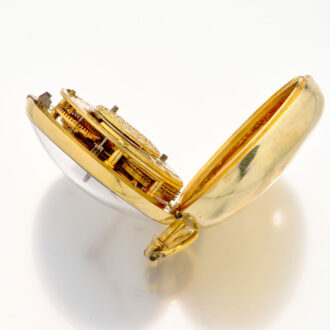 English silver-gilt pair-cased verge pocket watch Circa 1805