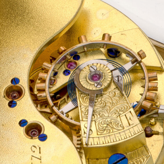 English gold open faced lever with start/stop seconds Circa 1897 English gold open faced lever with start/stop seconds Circa 1897