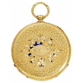 Swiss pocket watch with ultraflat Bagnolet calibre Circa 1830
