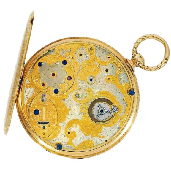 Swiss pocket watch with ultraflat Bagnolet calibre Circa 1830 Swiss pocket watch with ultraflat Bagnolet calibre Circa 1830