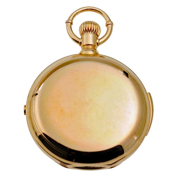 Danish minute repeating gold chronograph watch Circa 1880 Danish minute repeating gold chronograph watch Circa 1880