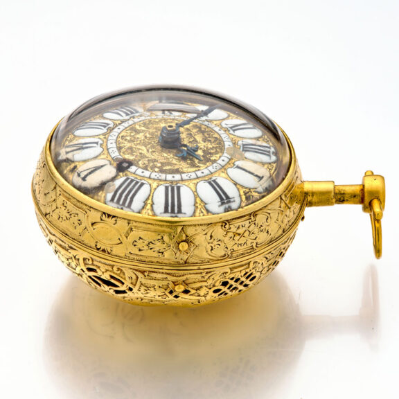 French gilt quarter repeating verge Oignon pocket watch Circa 1715 French gilt quarter repeating verge Oignon pocket watch Circa 1715