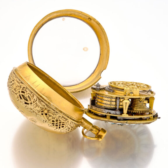 French gilt quarter repeating verge Oignon pocket watch Circa 1715 French gilt quarter repeating verge Oignon pocket watch Circa 1715