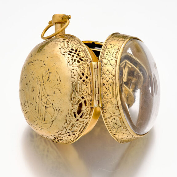 French gilt quarter repeating verge Oignon pocket watch Circa 1715 French gilt quarter repeating verge Oignon pocket watch Circa 1715