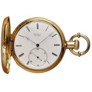 Danish gold hunting cased chronometer watch Circa 1870