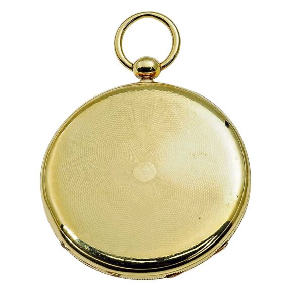 Swiss gold watch with pivoted detent escapement Circa 1850 Swiss gold watch with pivoted detent escapement Circa 1850