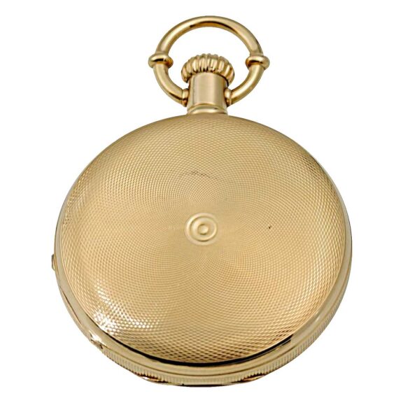 Danish gold hunting cased chronometer watch Circa 1870 Danish gold hunting cased chronometer watch Circa 1870
