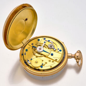 Rare Danish repeater with double wheel duplex escapement Circa 1820
