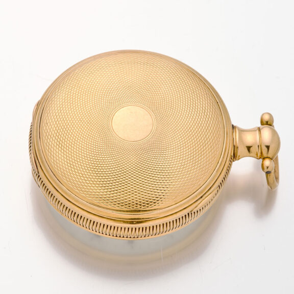 English 18K gold watch with rack lever escapement Circa 1812 English 18K gold watch with rack lever escapement Circa 1812