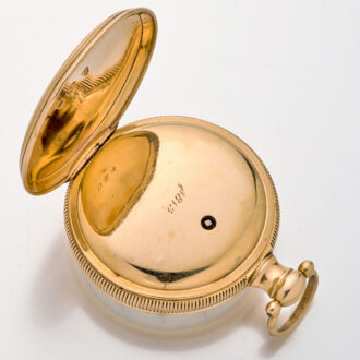 English 18K gold watch with rack lever escapement Circa 1812