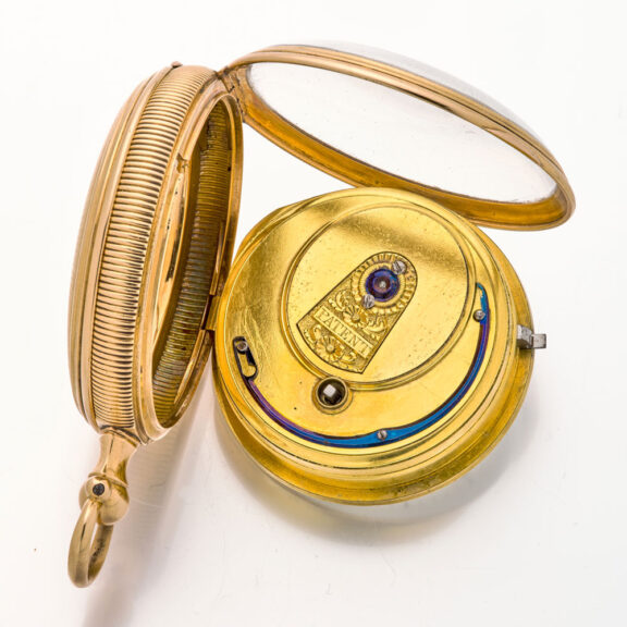 English 18K gold watch with rack lever escapement Circa 1812 English 18K gold watch with rack lever escapement Circa 1812