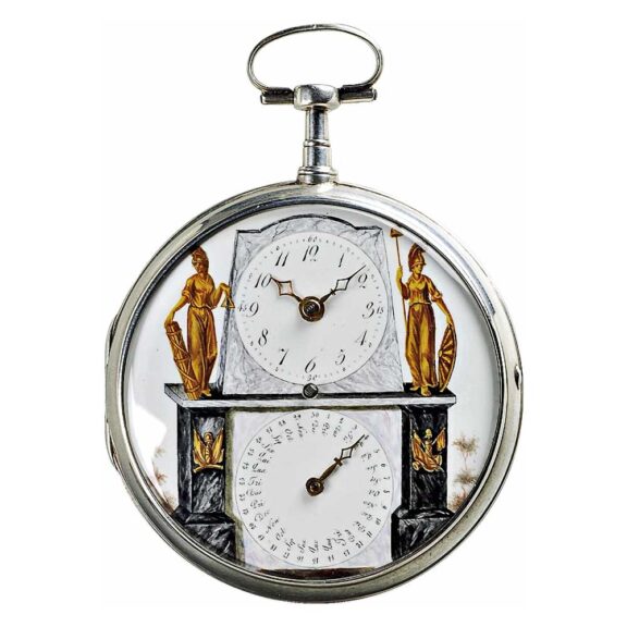 Unusual French watch with Debaufre escapement Circa 1800