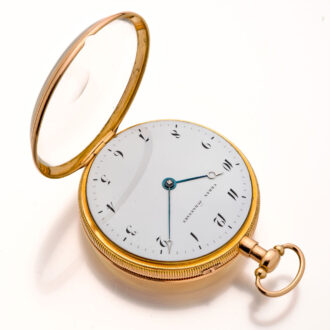 Rare Danish 18K gold quarter repeating pocket watch Circa 1817