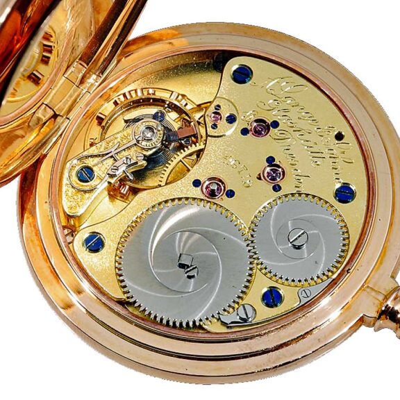 German 18k rose gold Glashütte pocket watch Circa 1903 German 18k rose gold Glashütte pocket watch Circa 1903