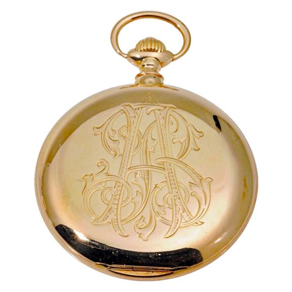 German 18k rose gold Glashütte pocket watch Circa 1903 German 18k rose gold Glashütte pocket watch Circa 1903