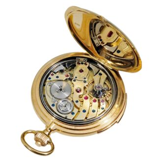 Swiss gold carillon minute repeating watch Circa 1890