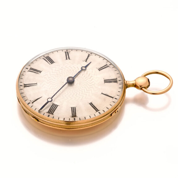 Fine French 18 carat gold quarter repeating cylinder Circa 1830 Fine French 18 carat gold quarter repeating cylinder Circa 1830