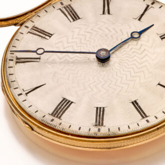Fine French 18 carat gold quarter repeating cylinder Circa 1830