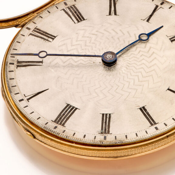Fine French 18 carat gold quarter repeating cylinder Circa 1830 Fine French 18 carat gold quarter repeating cylinder Circa 1830
