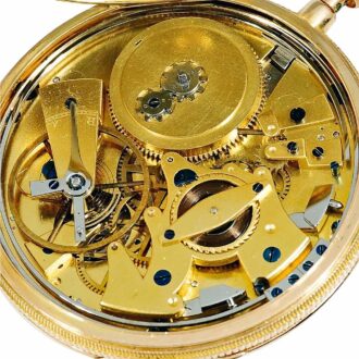 French fine gold quarter repeating pocket watch Circa 1810 French fine gold quarter repeating pocket watch Circa 1810