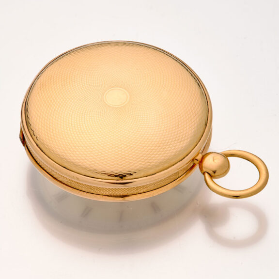 Fine French 18 carat gold keywind verge pocket watch Circa 1830 Fine French 18 carat gold keywind verge pocket watch Circa 1830