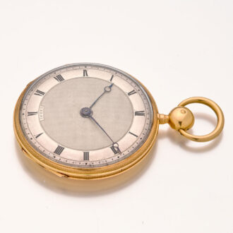 Fine French gold quarter repeating pocket watch Circa 1835