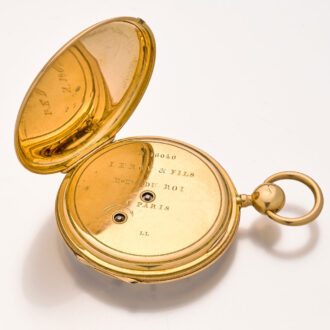 Fine French gold quarter repeating pocket watch Circa 1835
